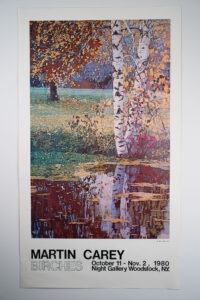 Martin Carey Birches poster